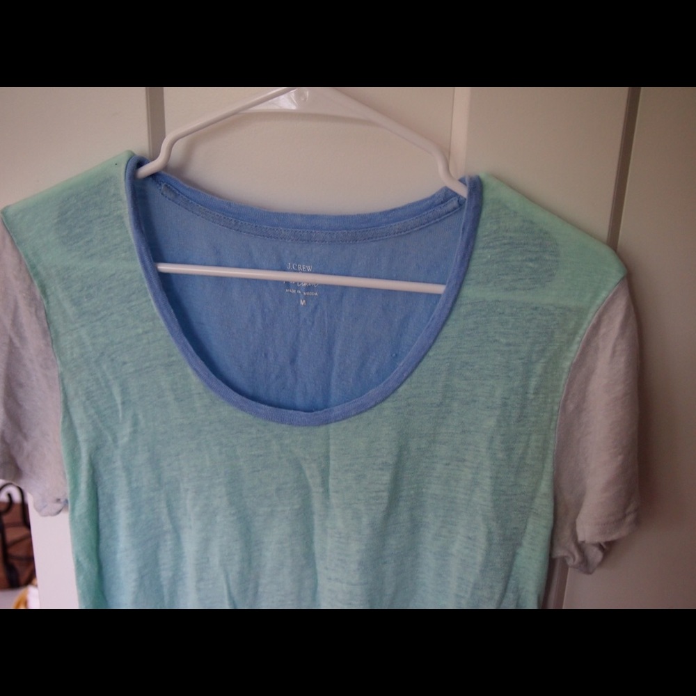J. Crew Linen Casual Tee